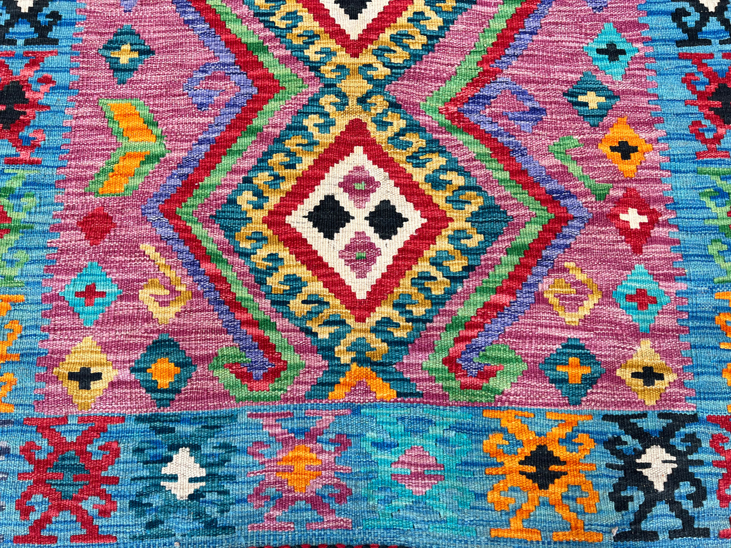 Flatweave Kilim 3'4"x4'11" Area Rug