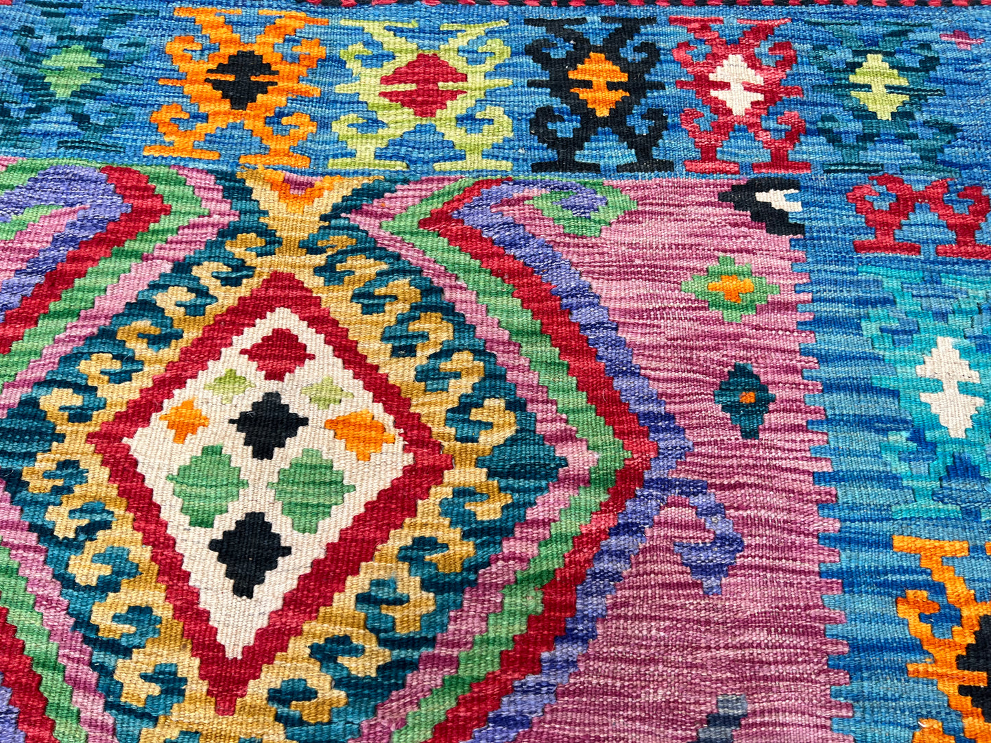 Flatweave Kilim 3'4"x4'11" Area Rug