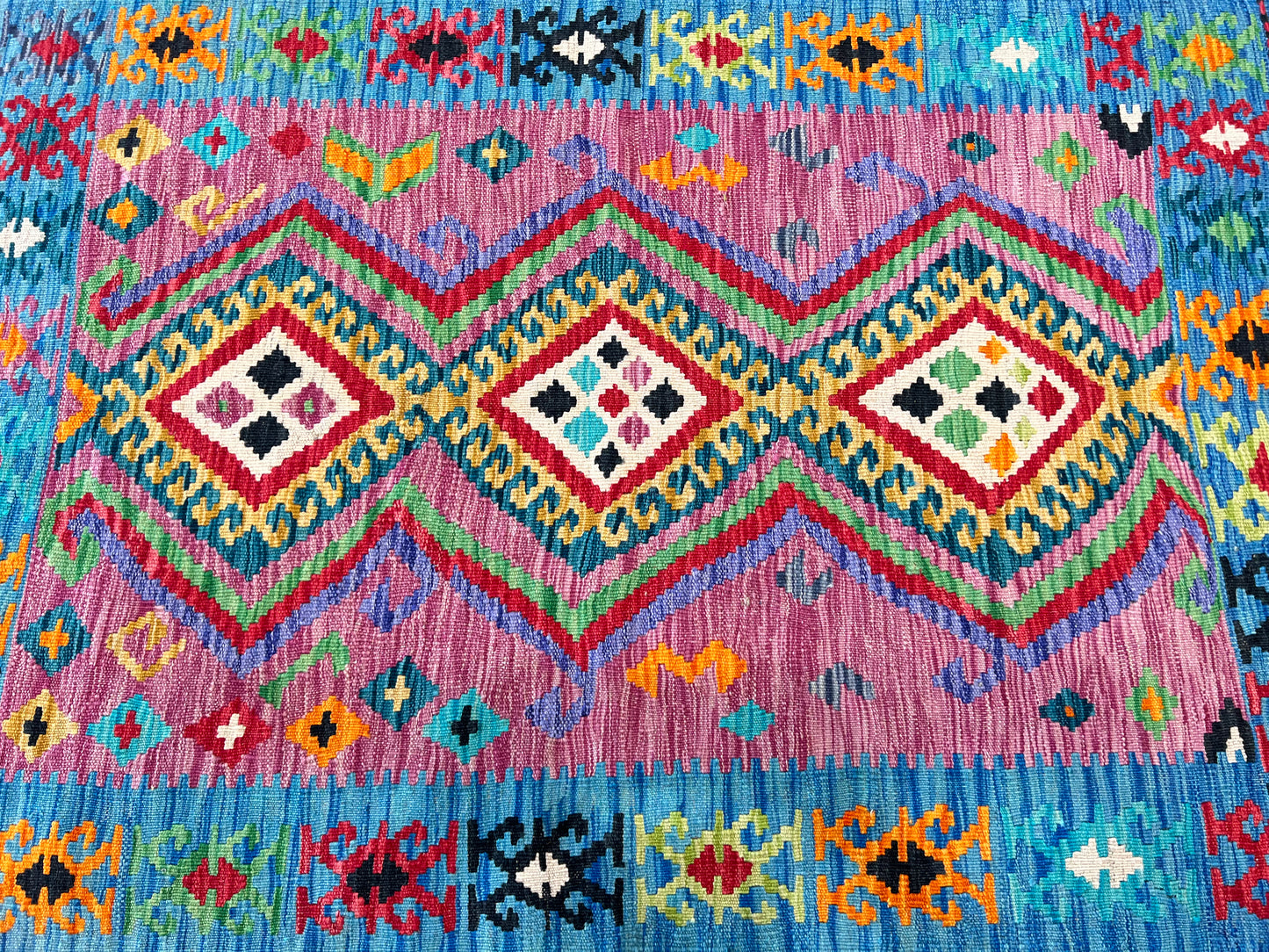 Flatweave Kilim 3'4"x4'11" Area Rug