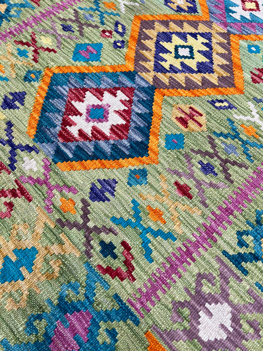 Flatweave Kilim 3'5"x4'8" Area Rug