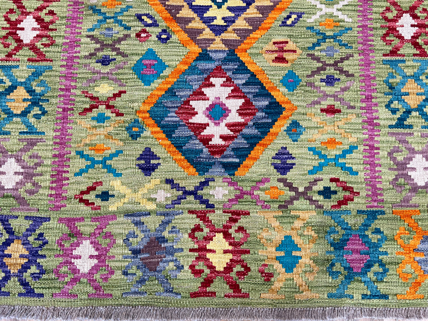 Flatweave Kilim 3'5"x4'8" Area Rug