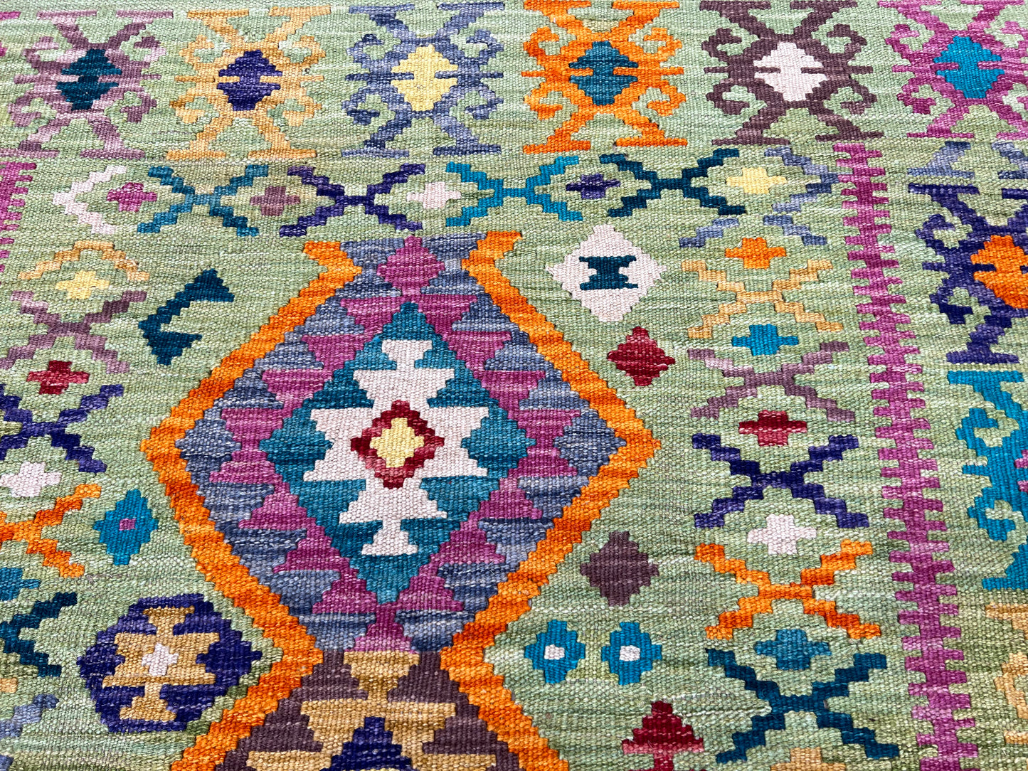 Flatweave Kilim 3'5"x4'8" Area Rug