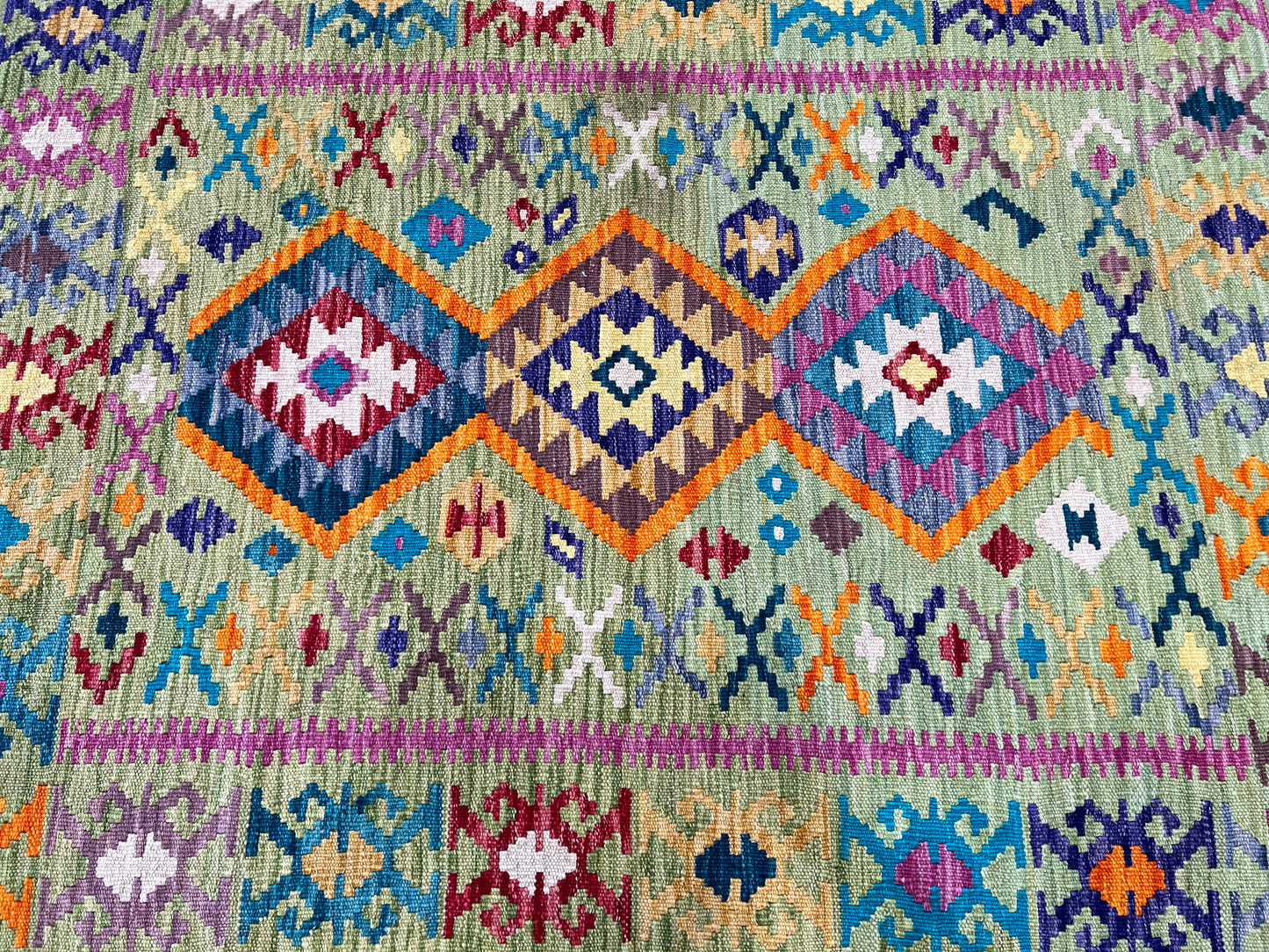 Flatweave Kilim 3'5"x4'8" Area Rug