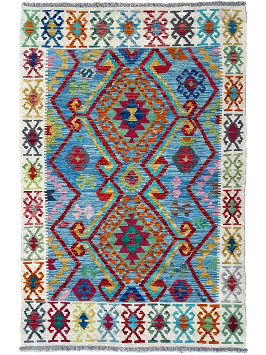 Flatweave Kilim 3'10"x5'9" Area Rug
