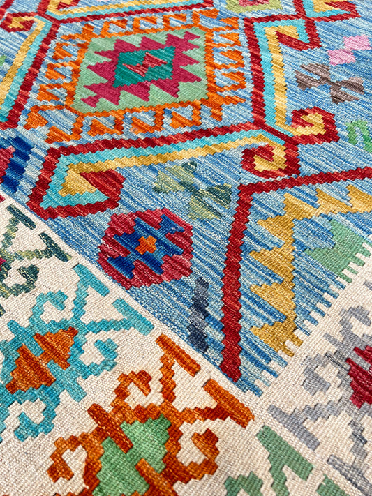 Flatweave Kilim 3'10"x5'9" Area Rug