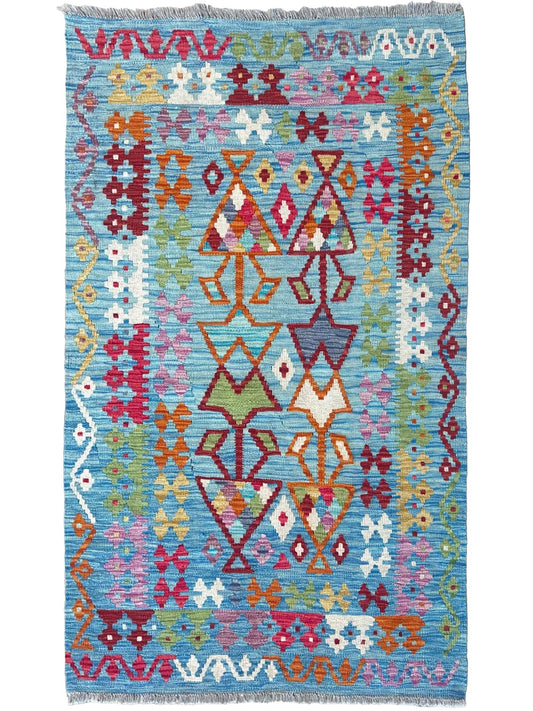 Flatweave Kilim 3'6"x5'0" Area Rug