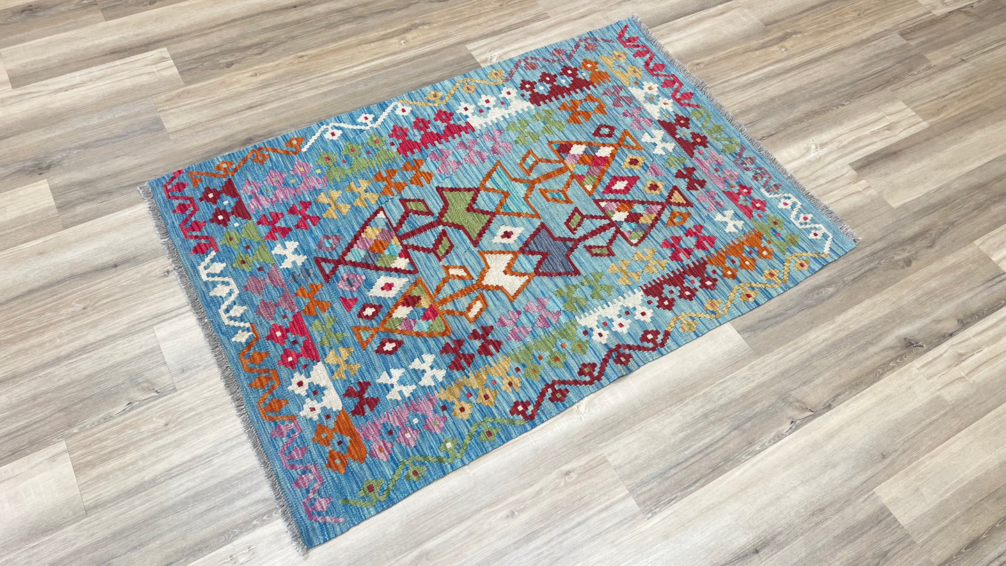 Flatweave Kilim 3'6"x5'0" Area Rug