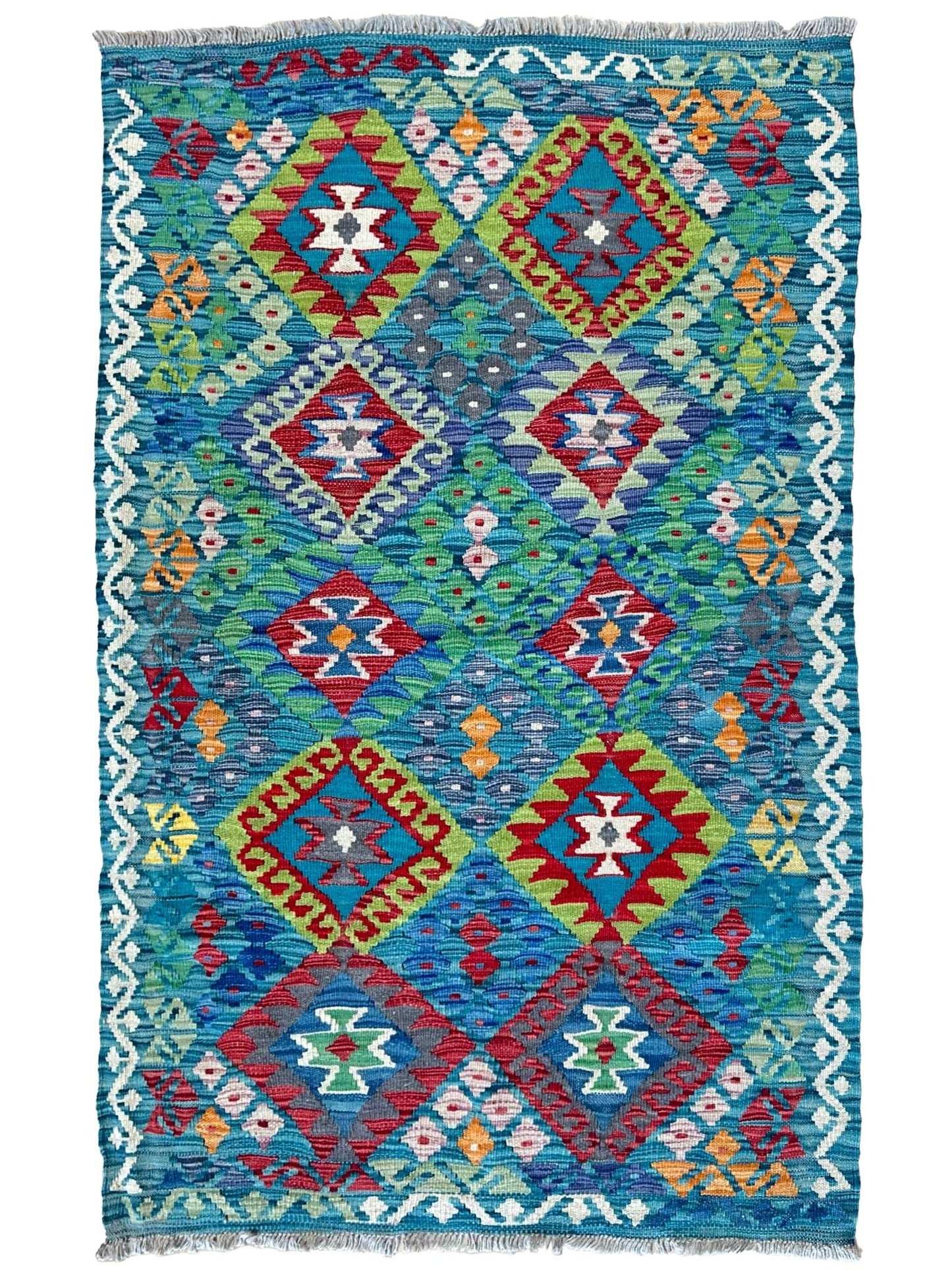 Flatweave Kilim 3'6"x5'4" Area Rug