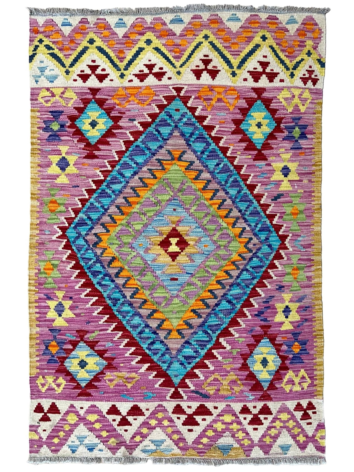 Flatweave Kilim 3'5"x5'3" Area Rug