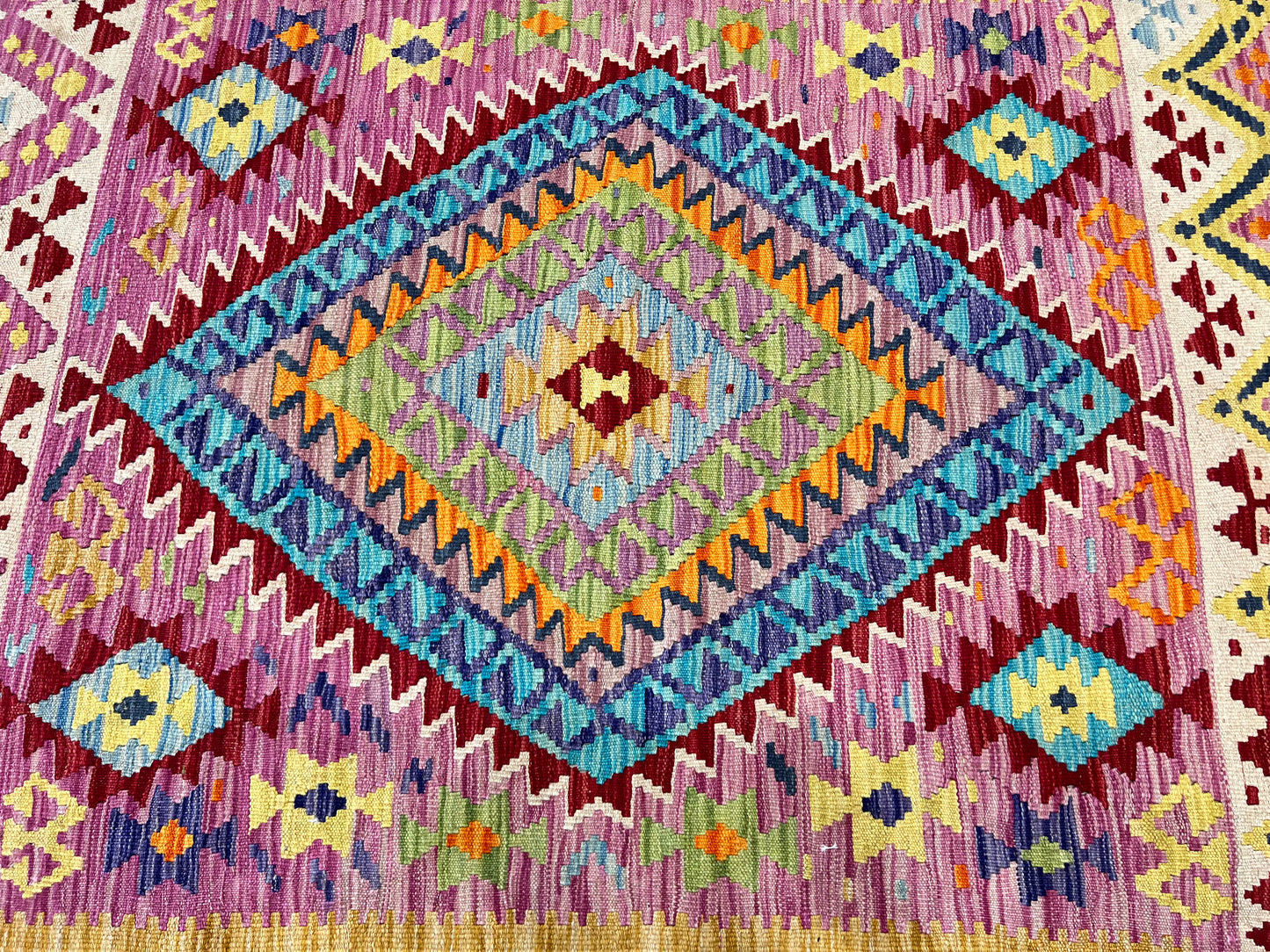 Flatweave Kilim 3'5"x5'3" Area Rug