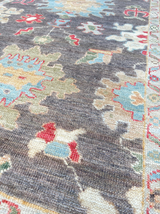 Floral Oushak 3'0"x5'4" Area Rug