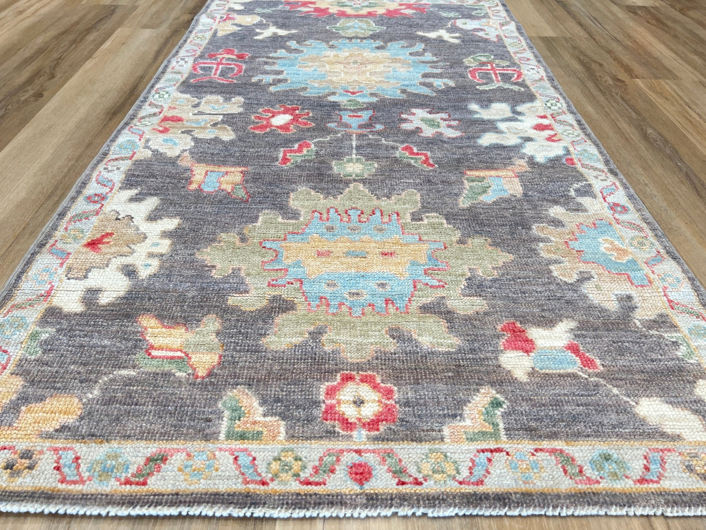 Floral Oushak 3'0"x5'4" Area Rug