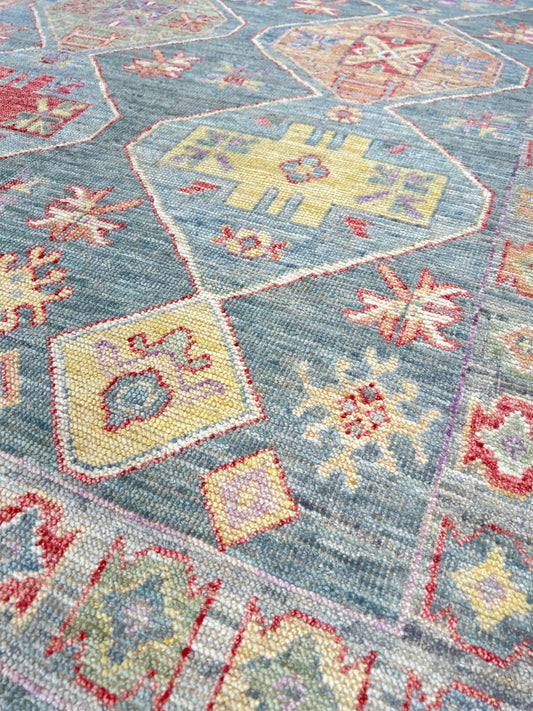 Geometric Oushak 3'11"x6'2" Area Rug