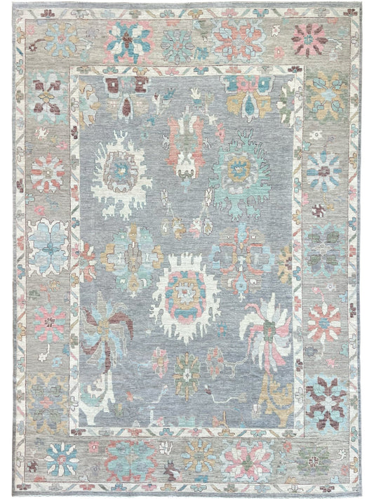 Floral Oushak 9'11"x13'11" Area Rug