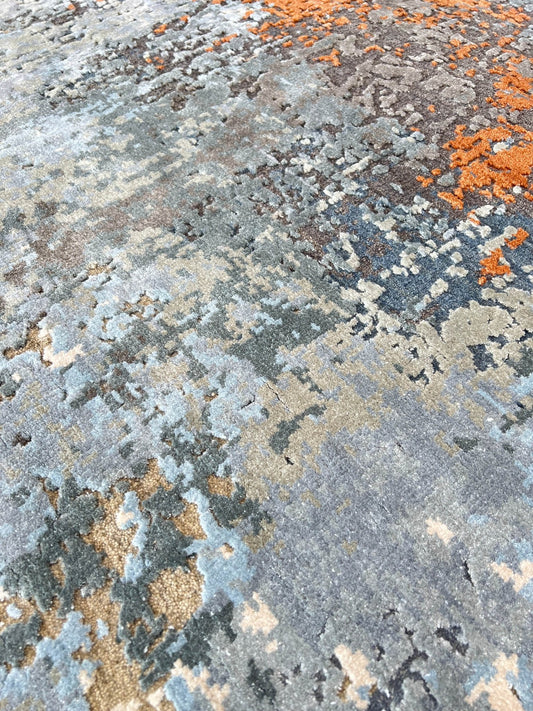 Abstract Modern 4'0"x6'0" Area Rug