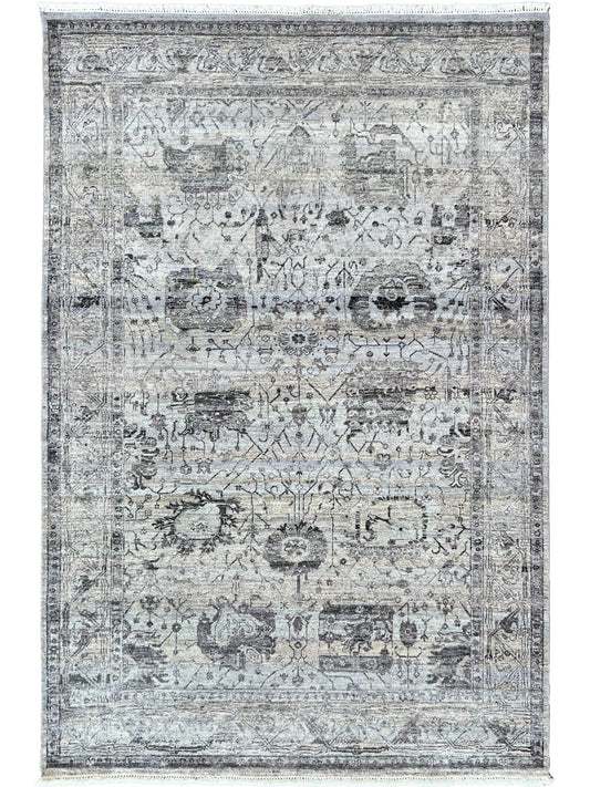 Vintage Look Oushak 6'2"x9'1" Area Rug