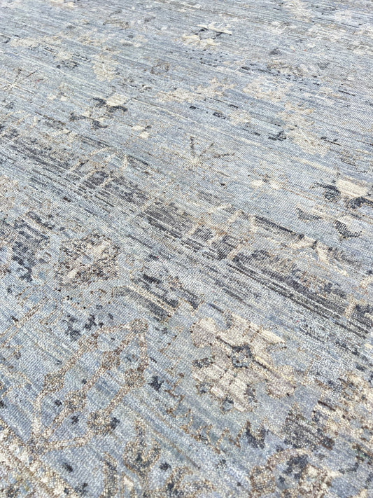 Vintage Look Oushak 9'1"x12'0" Area Rug