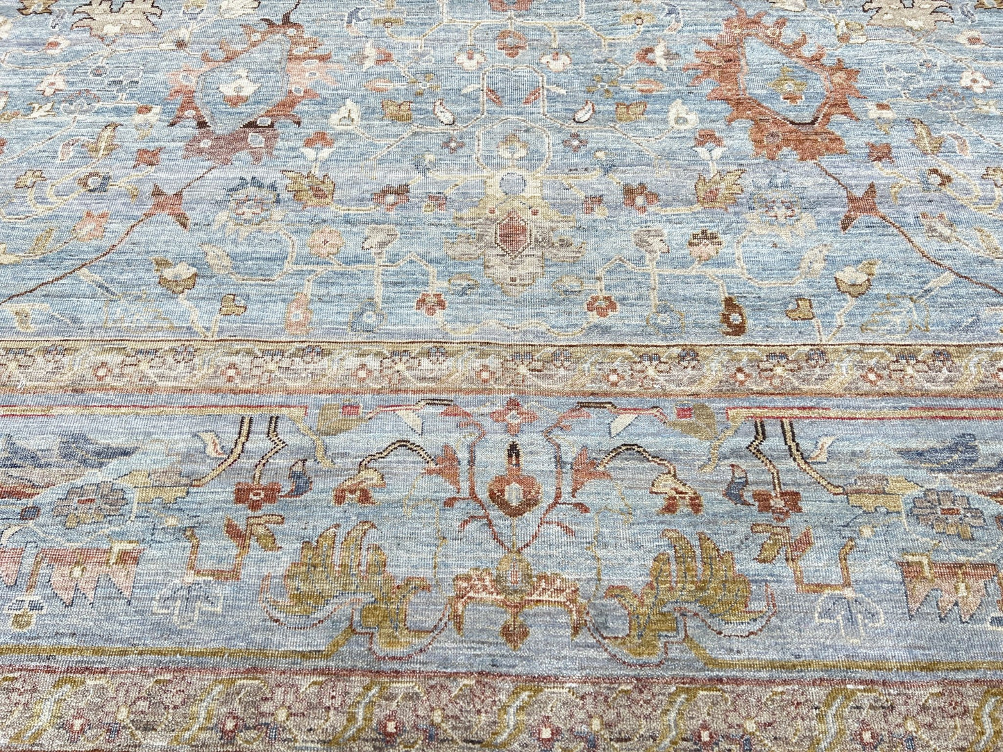 Vintage Look Oushak 10'0"x14'1" Area Rug