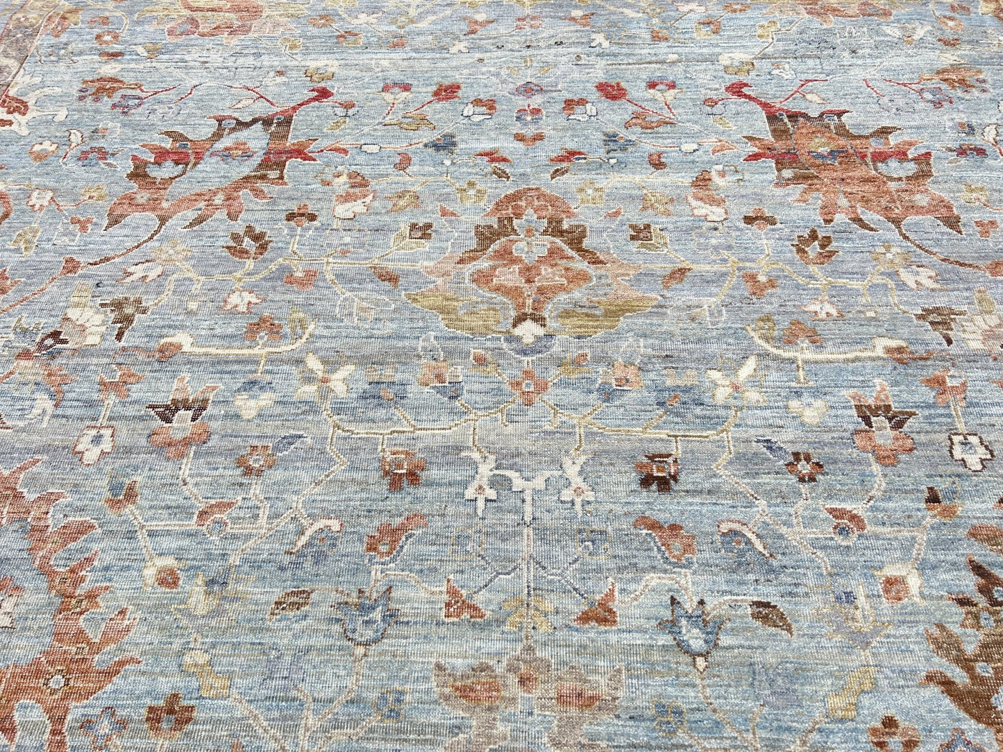 Vintage Look Oushak 10'0"x14'1" Area Rug