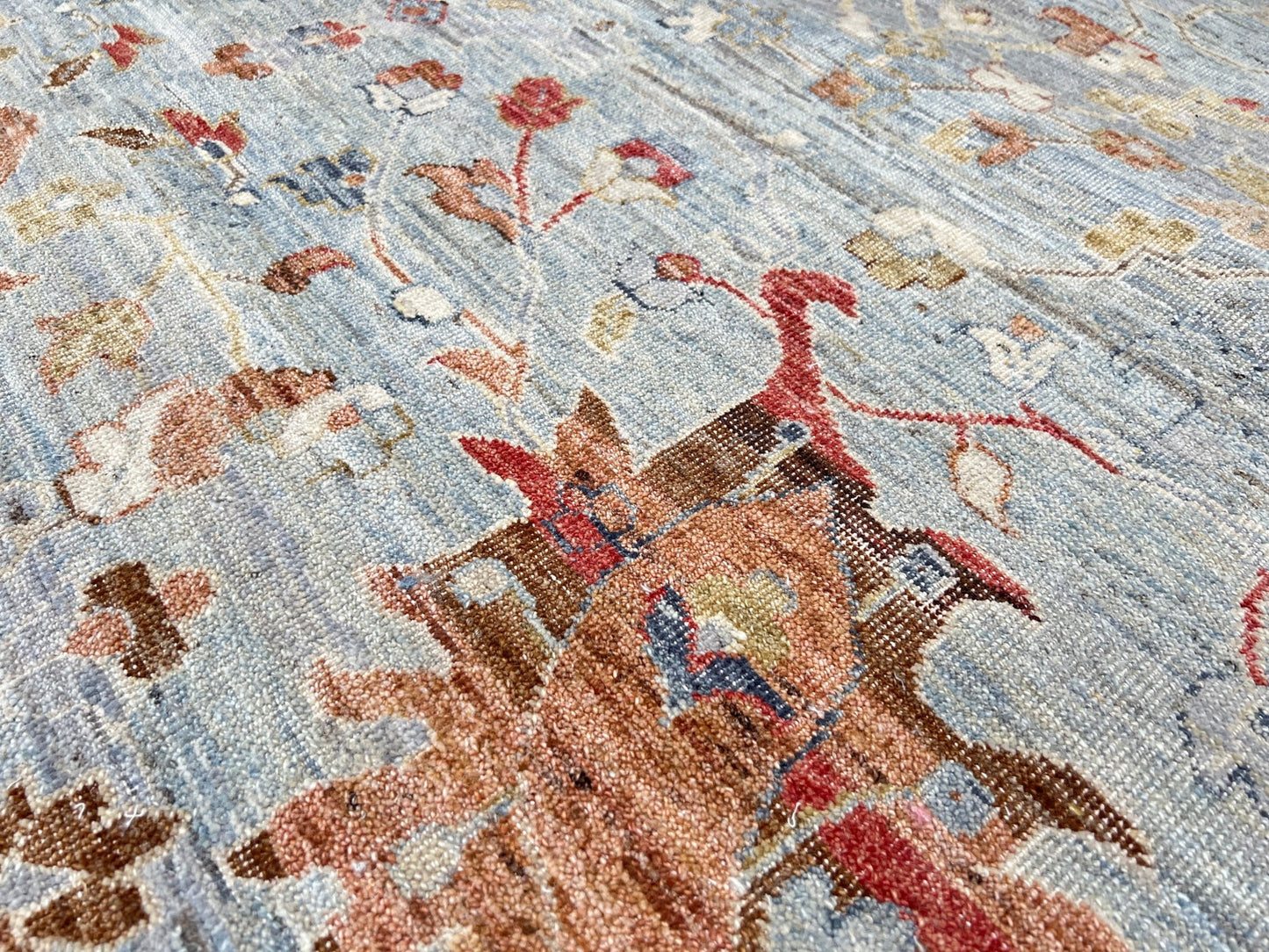 Vintage Look Oushak 10'0"x14'1" Area Rug