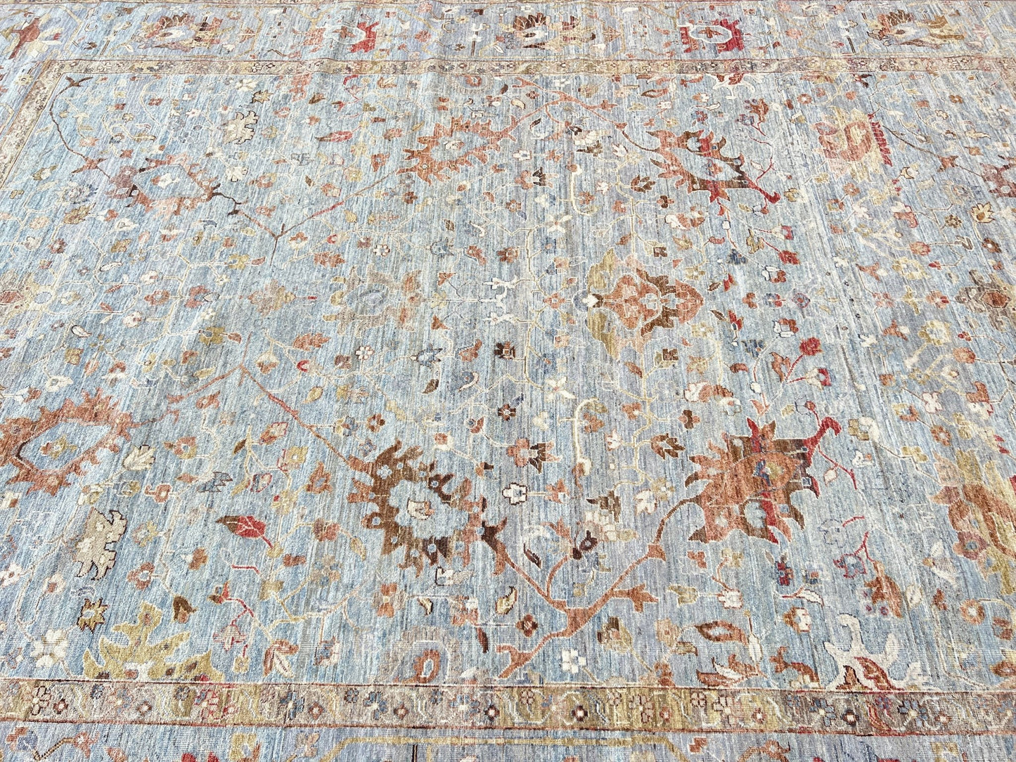 Vintage Look Oushak 10'0"x14'1" Area Rug