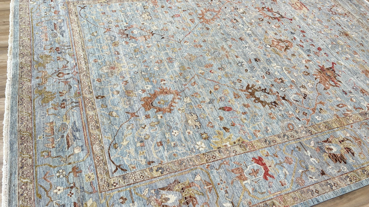 Vintage Look Oushak 10'0"x14'1" Area Rug