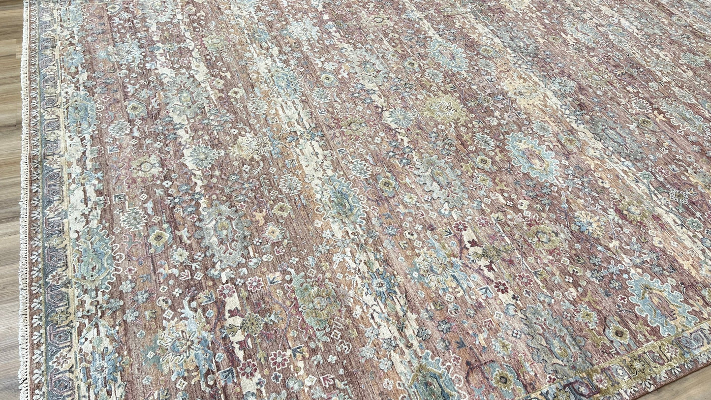 Vintage Look Oushak 10'1"x14'3" Area Rug