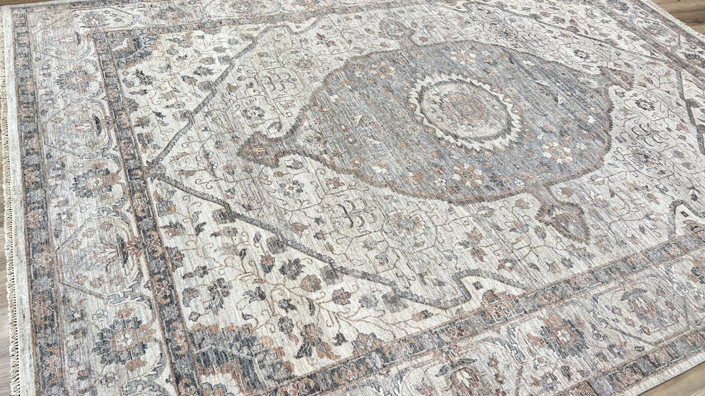 Vintage Look Tabriz 10'2"x13'11" Area Rug