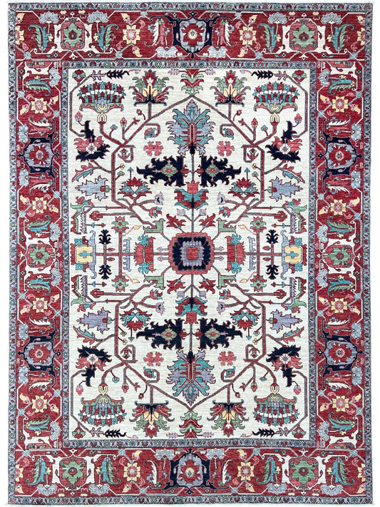 Transitional Heriz 9'2"x12'6" Area Rug
