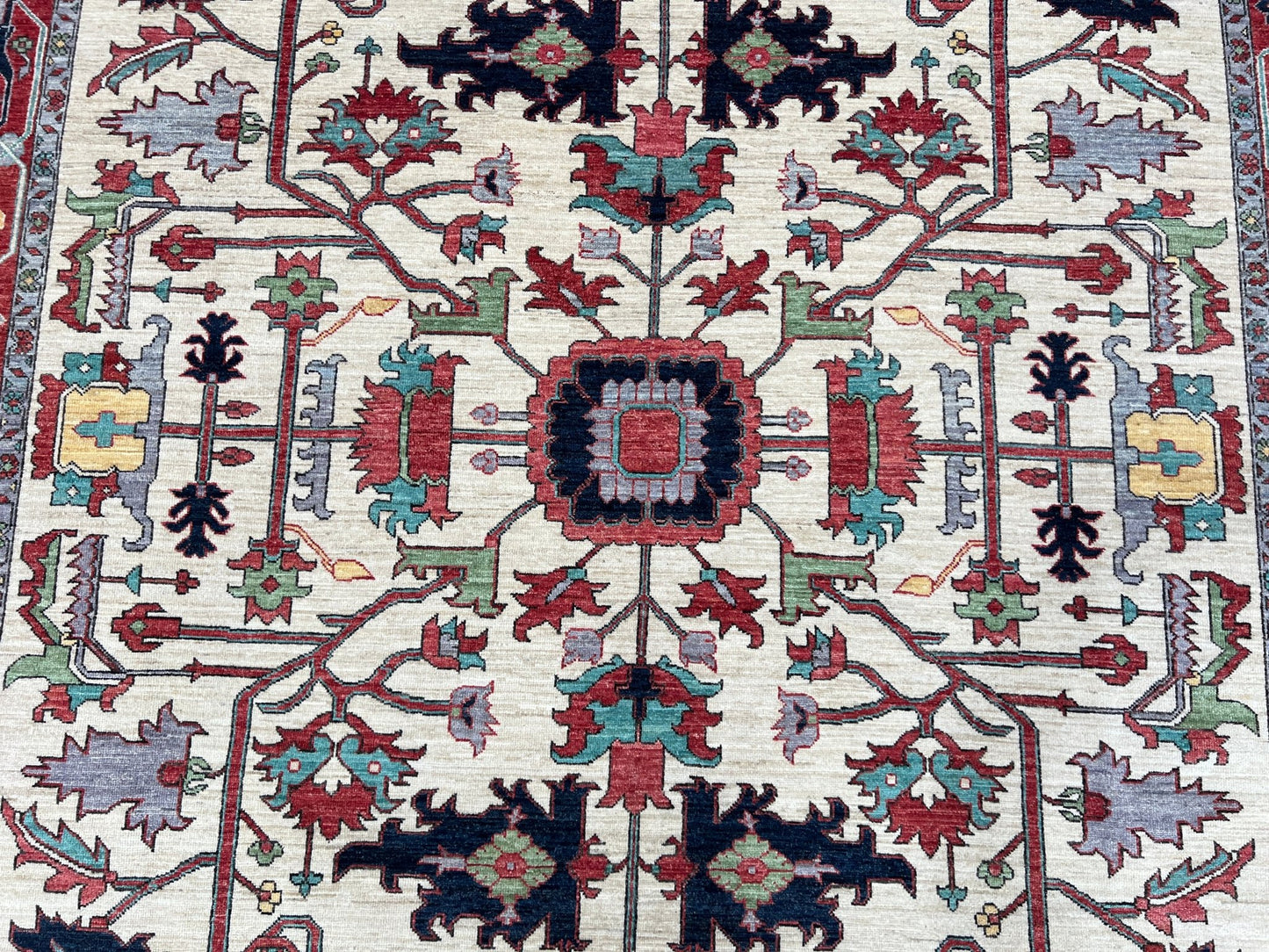 Transitional Heriz 9'2"x12'6" Area Rug