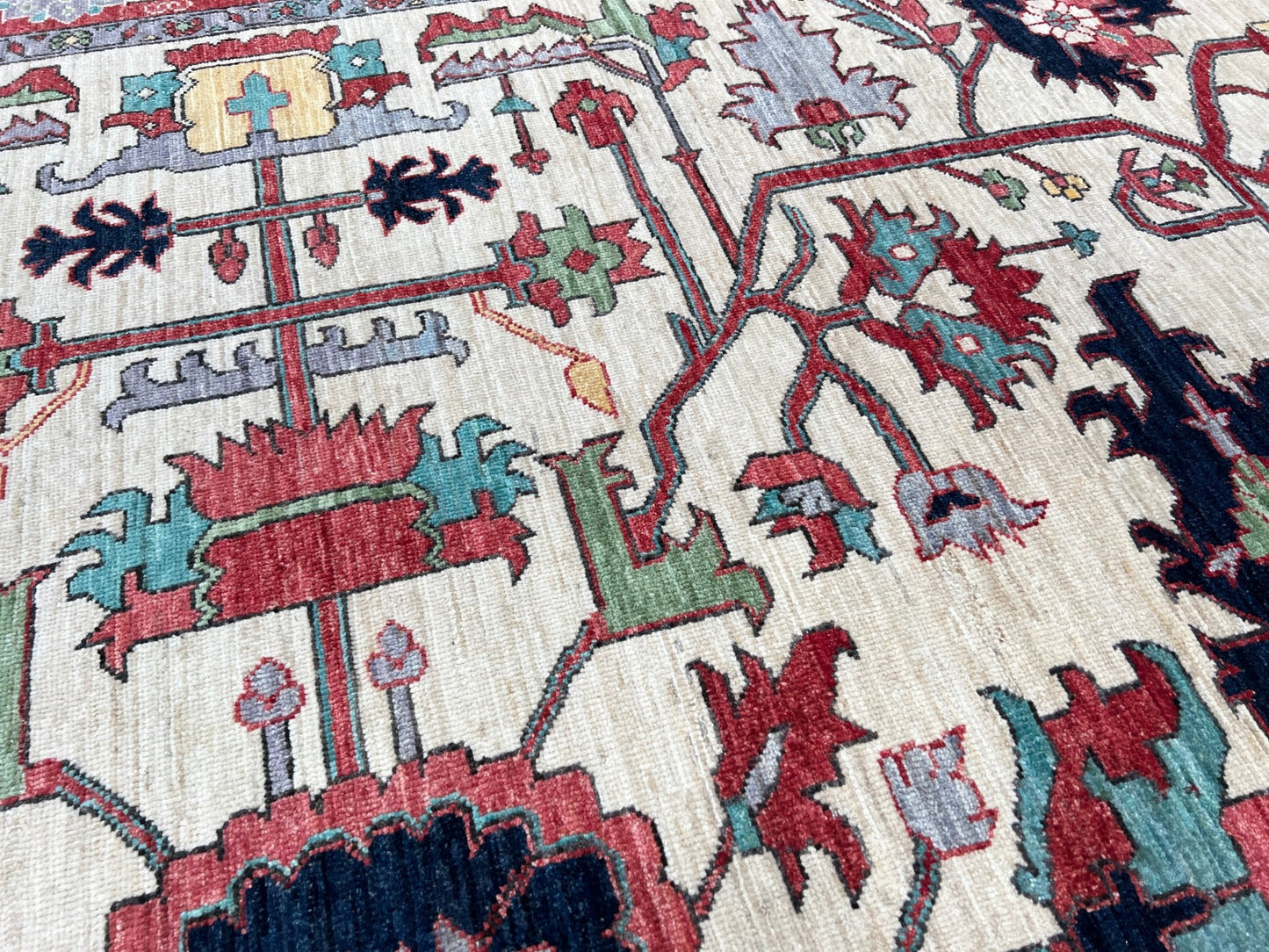 Transitional Heriz 9'2"x12'6" Area Rug
