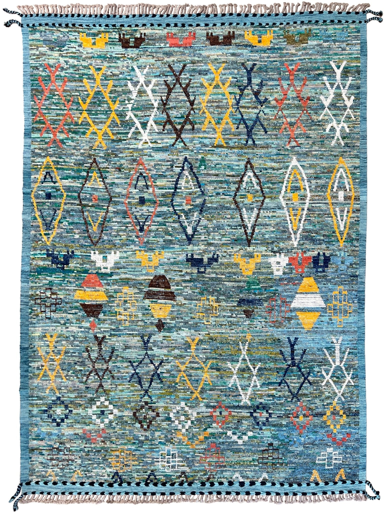Moroccan Style 10'4"x13'6" Area Rug