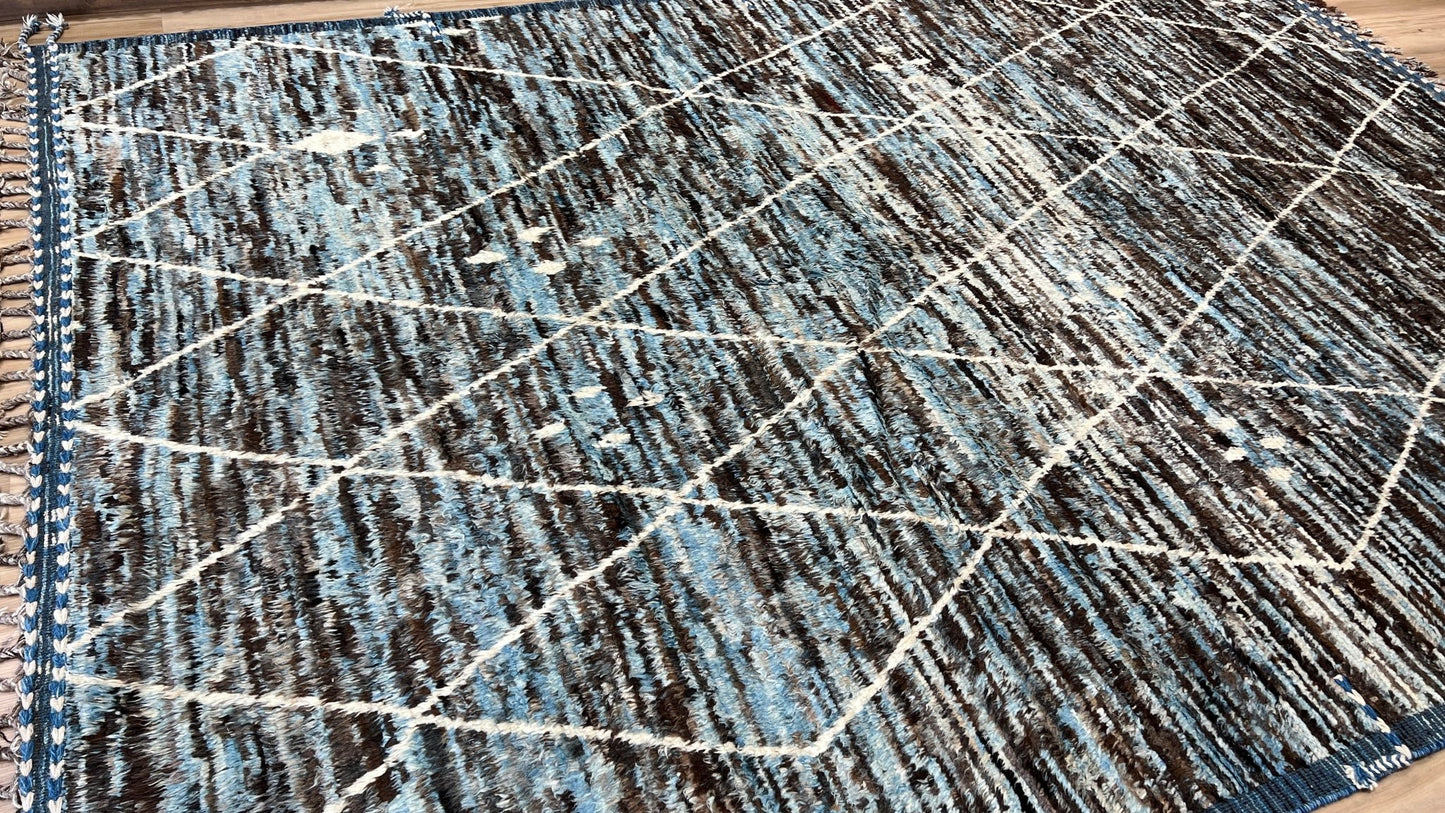 Moroccan Style 9'11"x13'11" Area Rug