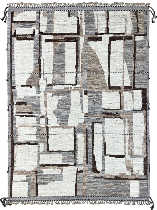 Moroccan Style 9'1"x12'4" Area Rug