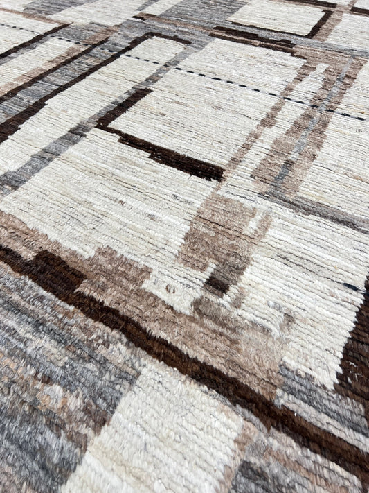 Moroccan Style 9'1"x12'4" Area Rug