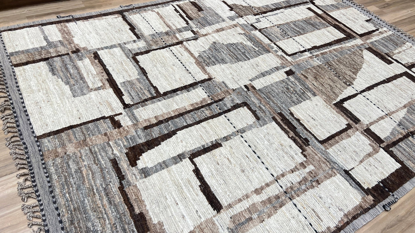 Moroccan Style 9'1"x12'4" Area Rug