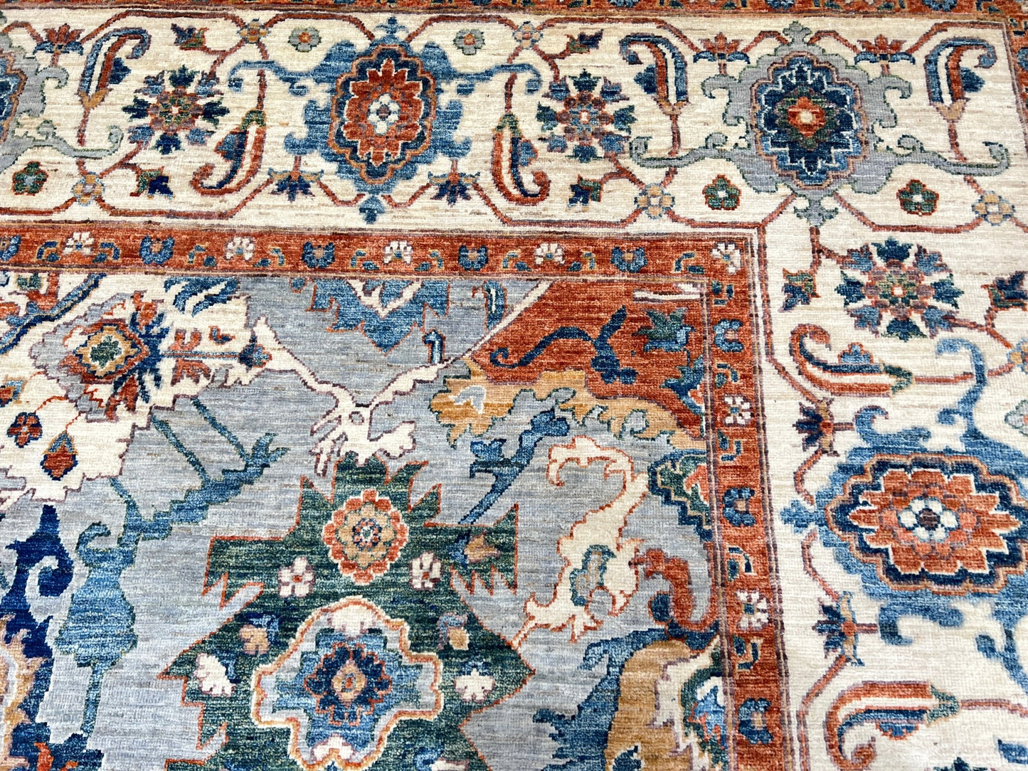 Transitional Heriz 8'10"x11'11" Area Rug
