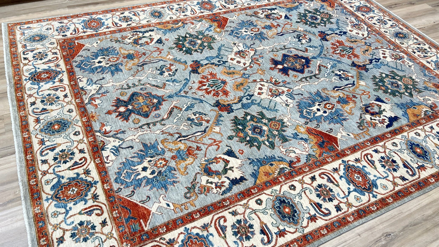 Transitional Heriz 8'10"x11'11" Area Rug