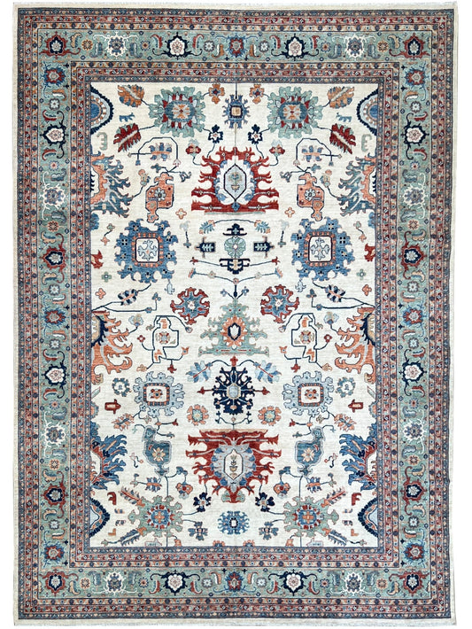 Transitional Heriz 9'11"x13'10" Area Rug
