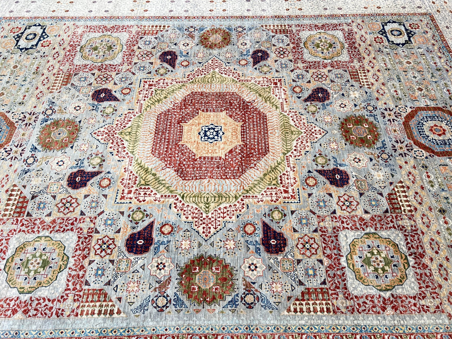 Traditional Mamluk 8'9"x11'10" Area Rug