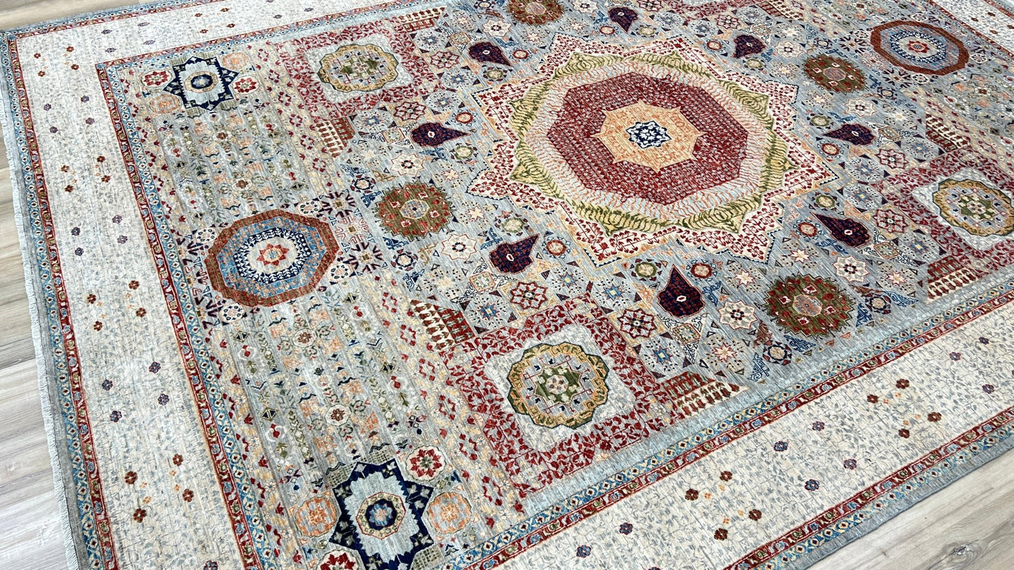 Traditional Mamluk 8'9"x11'10" Area Rug