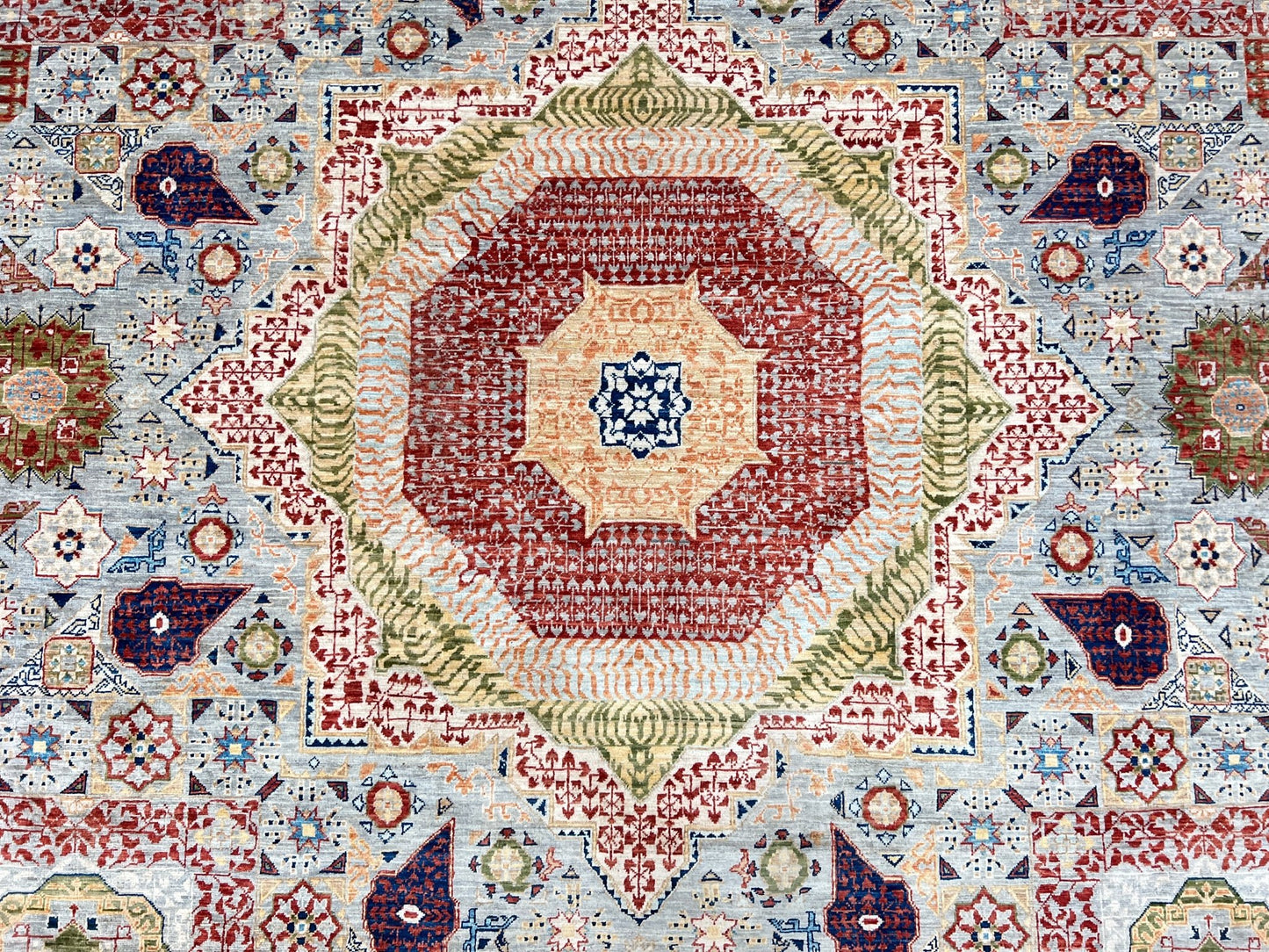 Traditional Mamluk 8'9"x11'10" Area Rug