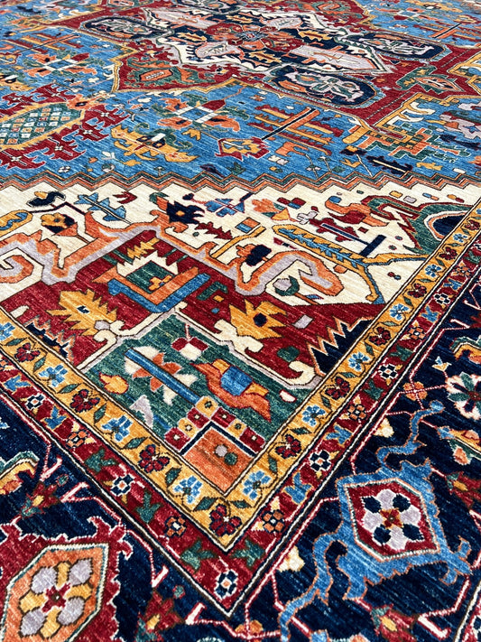 Transitional Heriz 12'1"x15'0" Area Rug