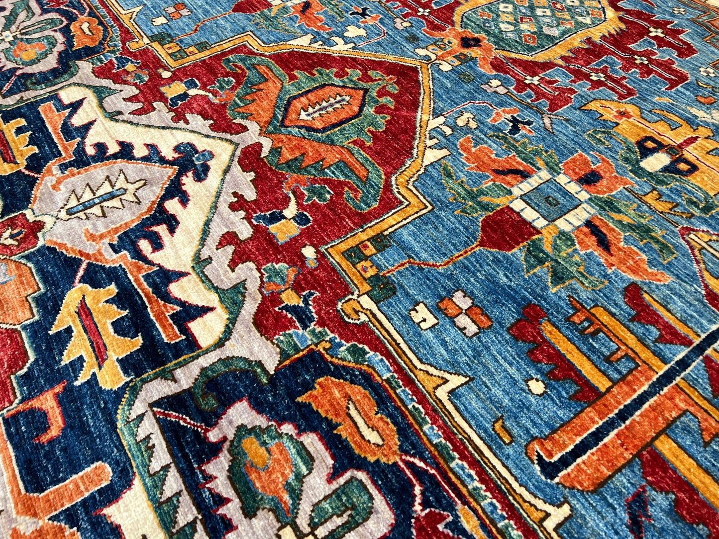 Transitional Heriz 12'1"x15'0" Area Rug