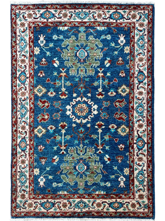 Transitional Heriz 3'4"x4'10" Area Rug