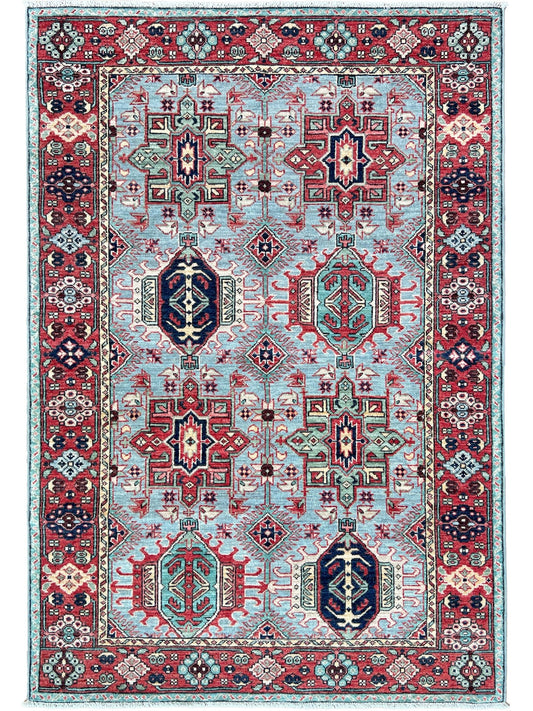 Transitional Karajeh 4'4"x6'4" Area Rug
