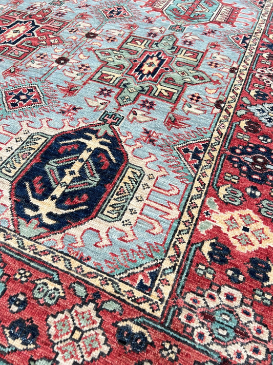 Transitional Karajeh 4'4"x6'4" Area Rug