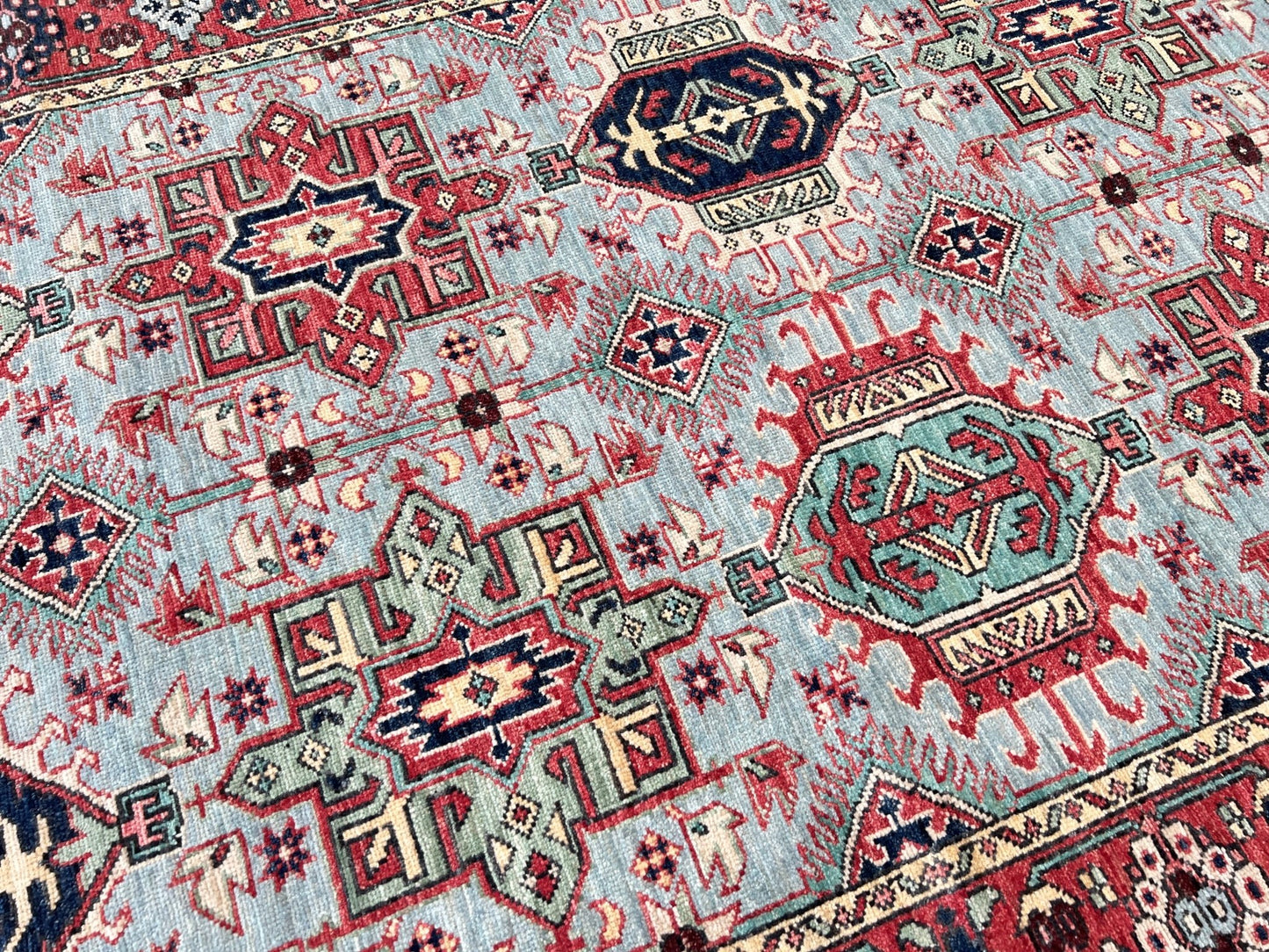 Transitional Karajeh 4'4"x6'4" Area Rug
