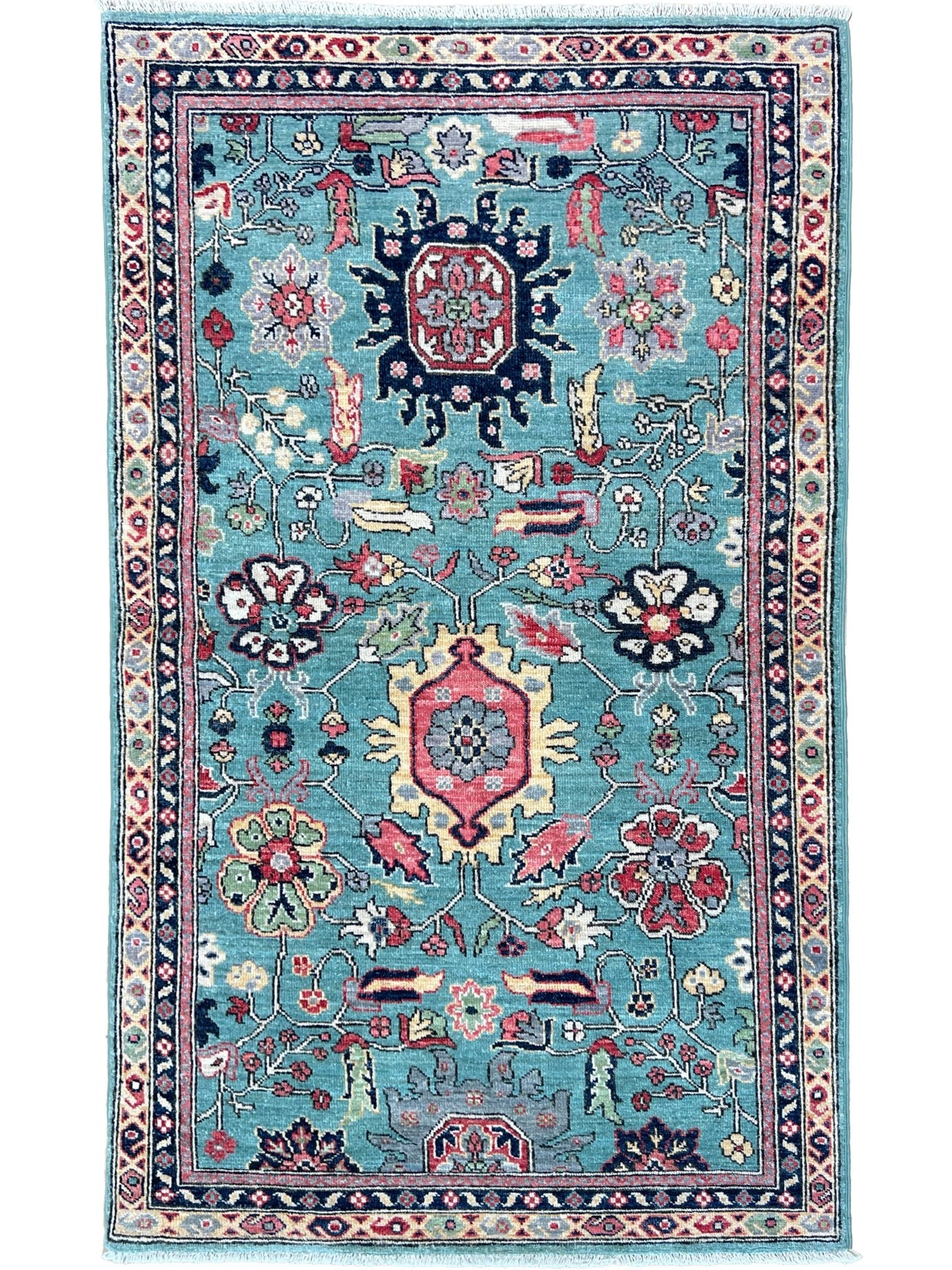 Transitional Heriz 3'2"x5'2" Area Rug