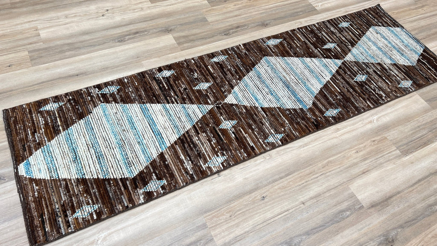 Moroccan Style Runner 2'9"x9'5" Area Rug